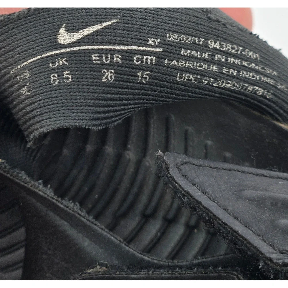 Nike Sunray Protect 2 TD Black Water Sandals Shoes 9C Toddler Kids Size 9 VGUC
